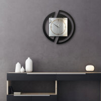 Abstract Elegance – Rondora Metallic Wanduhr aus Alu & MDF