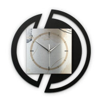 Abstract Elegance – Rondora Metallic Wanduhr aus Alu & MDF