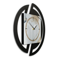 Abstract Elegance – Rondora Metallic Wanduhr aus Alu & MDF