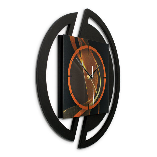 Dynamic – Rondora Metallic Wanduhr aus Alu & MDF