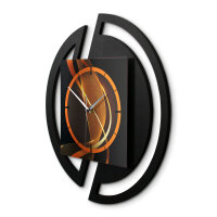 Dynamic – Rondora Metallic Wanduhr aus Alu & MDF