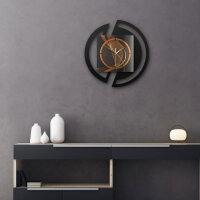 Dynamic – Rondora Metallic Wanduhr aus Alu & MDF
