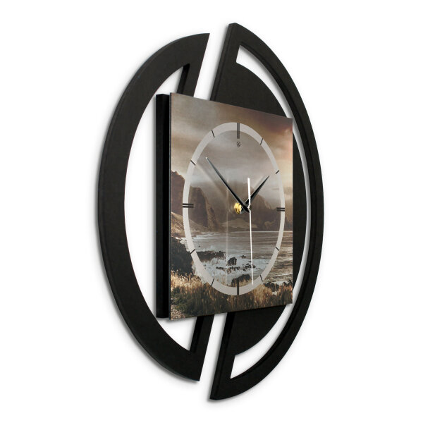 Küste – Rondora Metallic Wanduhr aus Alu &...