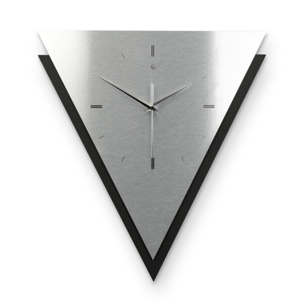 Triora – Designer-Wanduhr aus MDF mit Alu, Echtholz...