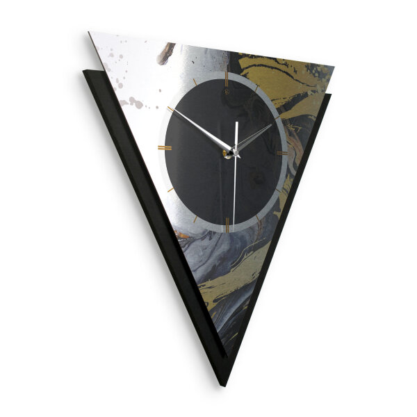 Gold & Black Ink – Triora Metallic Wanduhr aus...