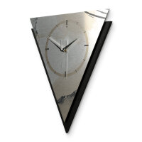 Abstract Elegance – Triora Metallic Wanduhr aus Alu & MDF