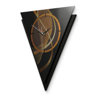 Dynamic – Triora Metallic Wanduhr aus Alu & MDF