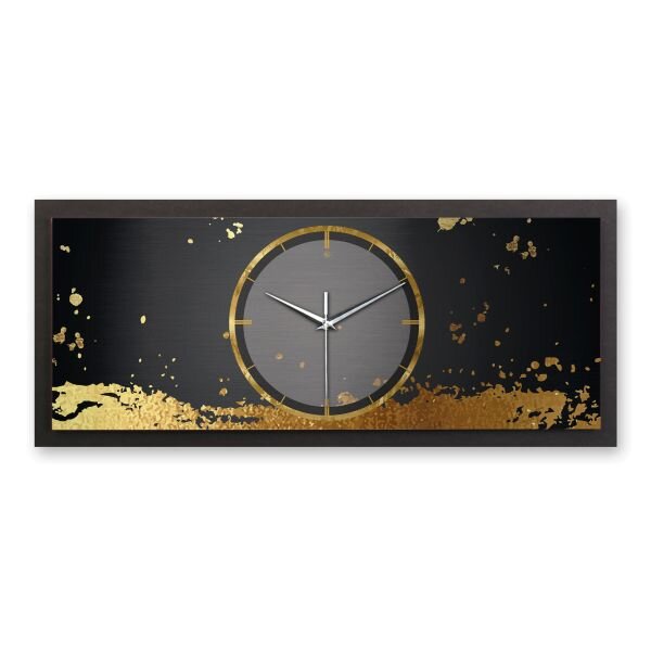 Design-Wanduhr "Golden Paint" aus...