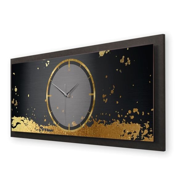 Design-Wanduhr "Golden Paint" aus...