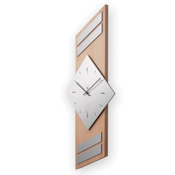 Design-Wanduhr aus Buche Massivholz mit flüsterleisem Uhrwerk | B-Ware