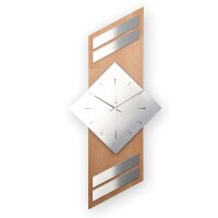 Design-Wanduhr aus Buche Massivholz mit flüsterleisem Uhrwerk | B-Ware