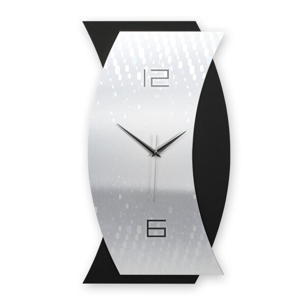 Designer-Wanduhr „Silver Light“ aus...