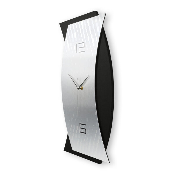 Designer-Wanduhr „Silver Light“ aus...