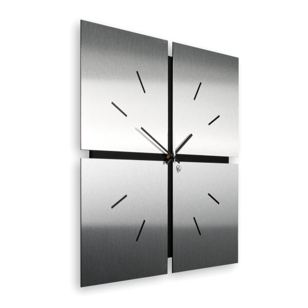 Squares – Designer-Wanduhr aus MDF mit Alu,...