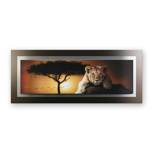 Afrika – 3D Alu Metallic Wandbild aus...