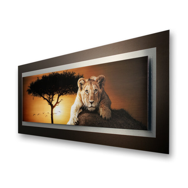 Afrika – 3D Alu Metallic Wandbild aus...