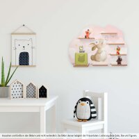 Häschen Schmetterling Musikbox-Regal aus MDF – passend für Toniebox® & Figuren