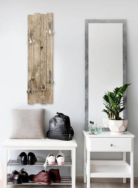 Altes Holz – Shabby Chic Holz-Garderobe aus MDF