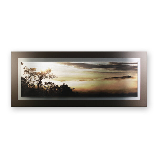 Sonnenaufgang – 3D Alu Metallic Wandbild aus...