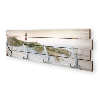 Leuchtturm – Garderobe aus MDF im Shabby-Chic-Design