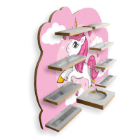 Einhorn Musikbox-Regal aus MDF – passend für Toniebox® & Figuren