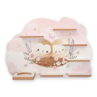 Kleine Eulen Musikbox-Regal aus MDF – passend für Toniebox® & Figuren