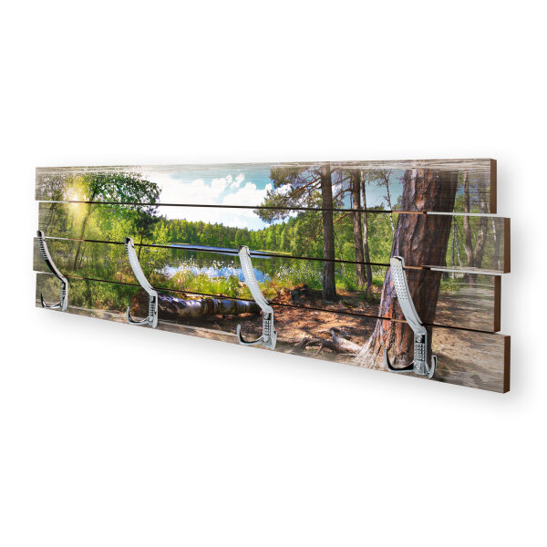 Wald See – Garderobe aus MDF im Shabby-Chic-Design