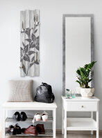 Blüten – Shabby Chic Holz-Garderobe aus MDF