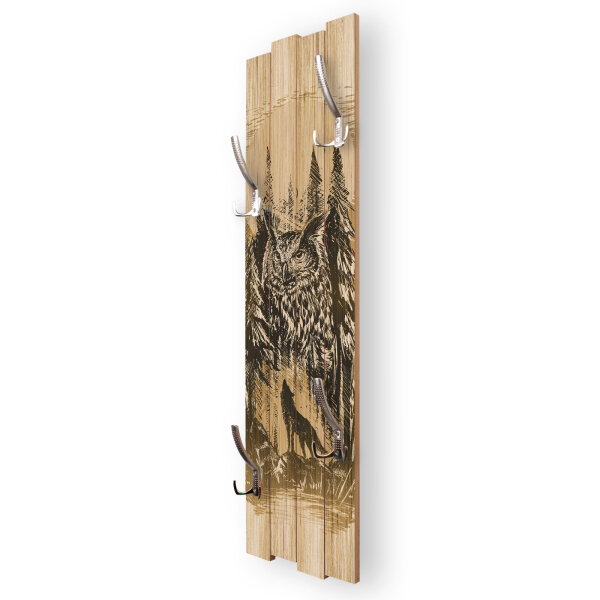 Wildnis – Shabby Chic Holz-Garderobe aus MDF