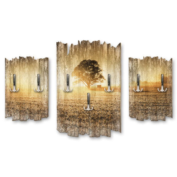 Baum in der Stille Shabby chic 3-Teiler Garderobe aus MDF