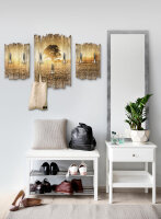 Baum in der Stille Shabby chic 3-Teiler Garderobe aus MDF