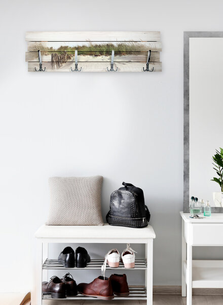 Strand – Garderobe aus MDF im Shabby-Chic-Design