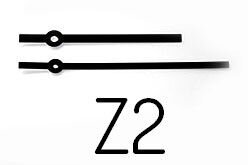 Funkuhrwerk (Gewindelänge ca. 15mm) inkl. Zeiger-Satz z.B. für unsere Schiefer-Uhren