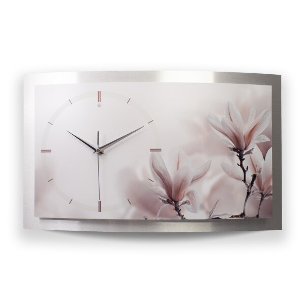 Orchidee Relax – gewölbte 3D-Wanduhr mit...