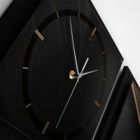 Elegance – Trivio Metallic Wanduhr aus Alu & MDF