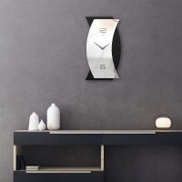 Artistic – Curvona Metallic Wanduhr aus Alu & MDF