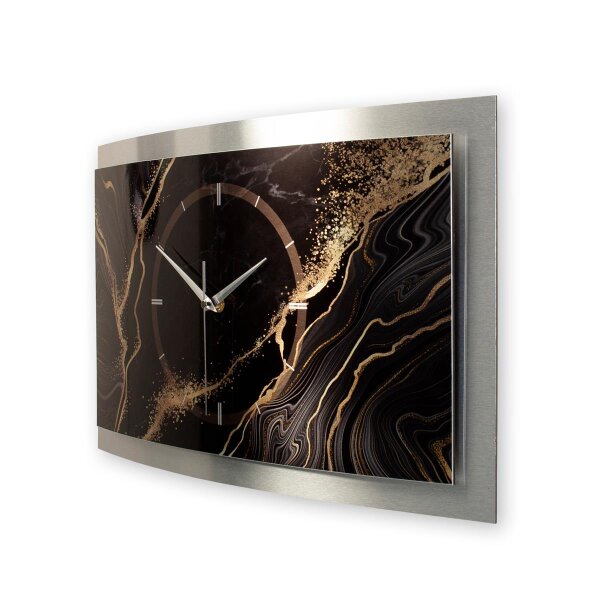 Black & Gold Marble – gewölbte...