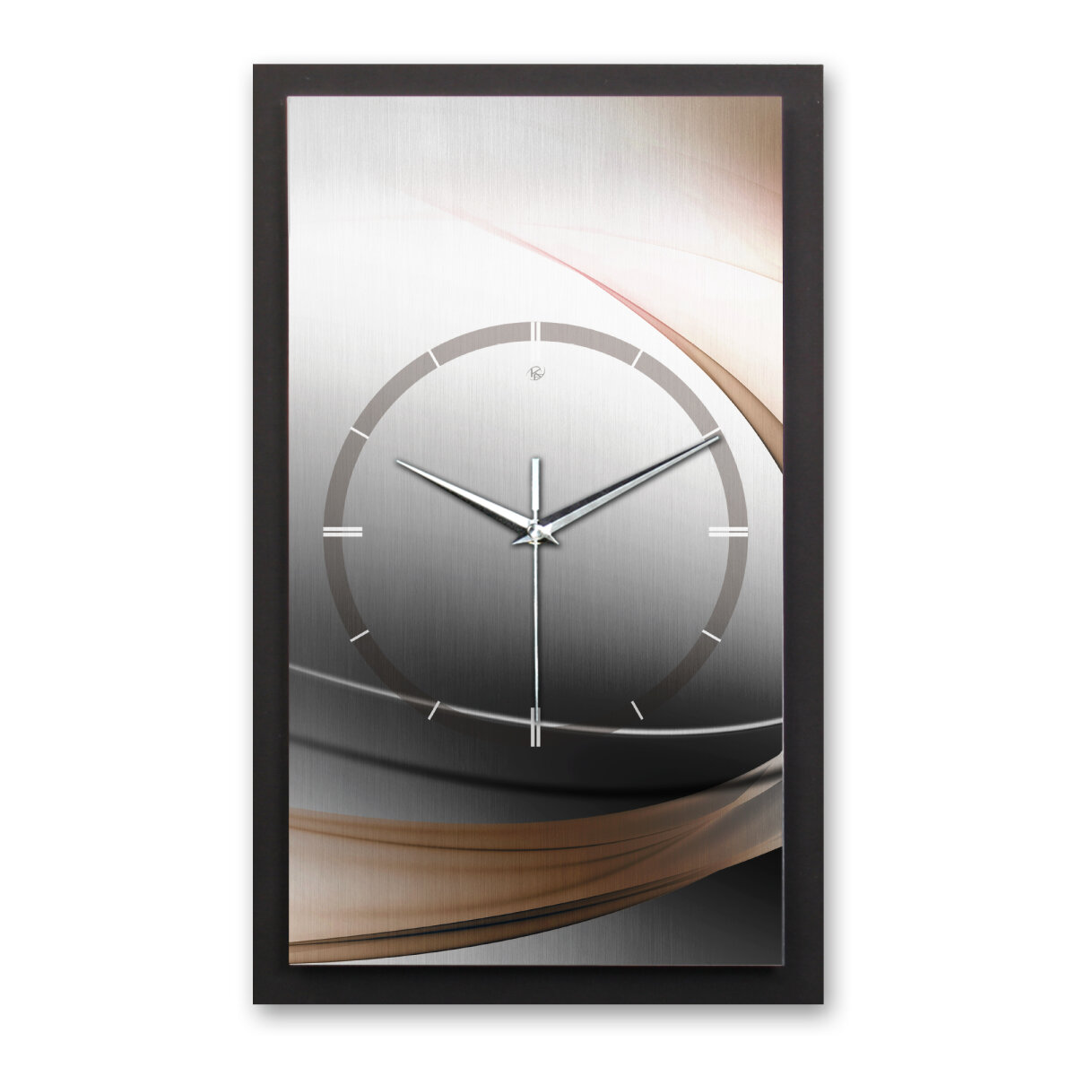 Dynamic – Vertora Metallic Wanduhr aus Alu & MDF