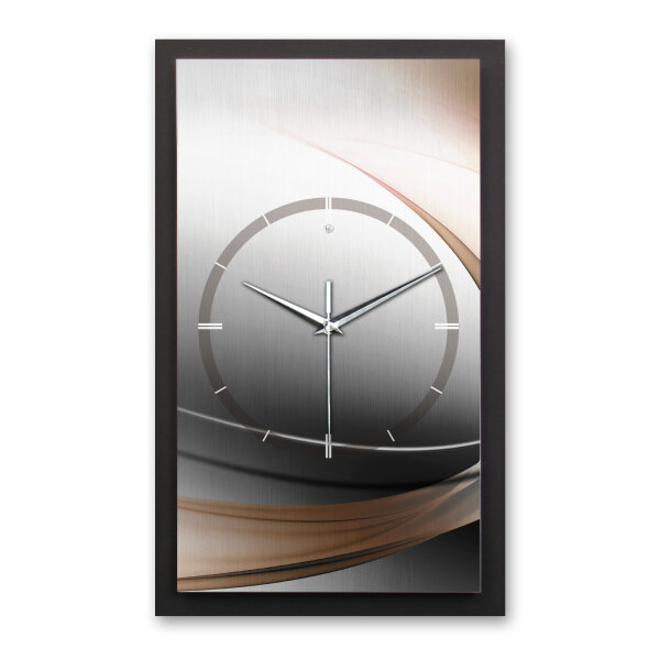 Dynamic – Vertora Metallic Wanduhr aus Alu & MDF