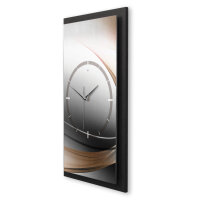 Dynamic – Vertora Metallic Wanduhr aus Alu & MDF