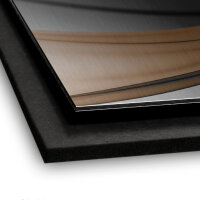Dynamic – Vertora Metallic Wanduhr aus Alu & MDF
