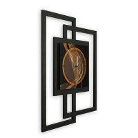 Dynamic – Fenora Metallic Wanduhr aus Alu & MDF
