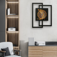 Dynamic – Fenora Metallic Wanduhr aus Alu & MDF