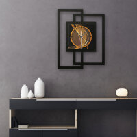 Dynamic – Fenora Metallic Wanduhr aus Alu & MDF