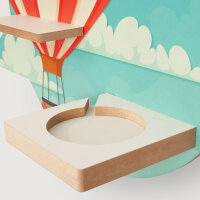 Ballon Musikbox-Regal aus MDF – passend für Toniebox® & Figuren