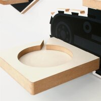 Bagger Musikbox-Regal aus MDF – passend für Toniebox® & Figuren