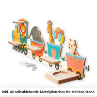 Zug Musikbox-Regal aus MDF – passend für Toniebox® & Figuren
