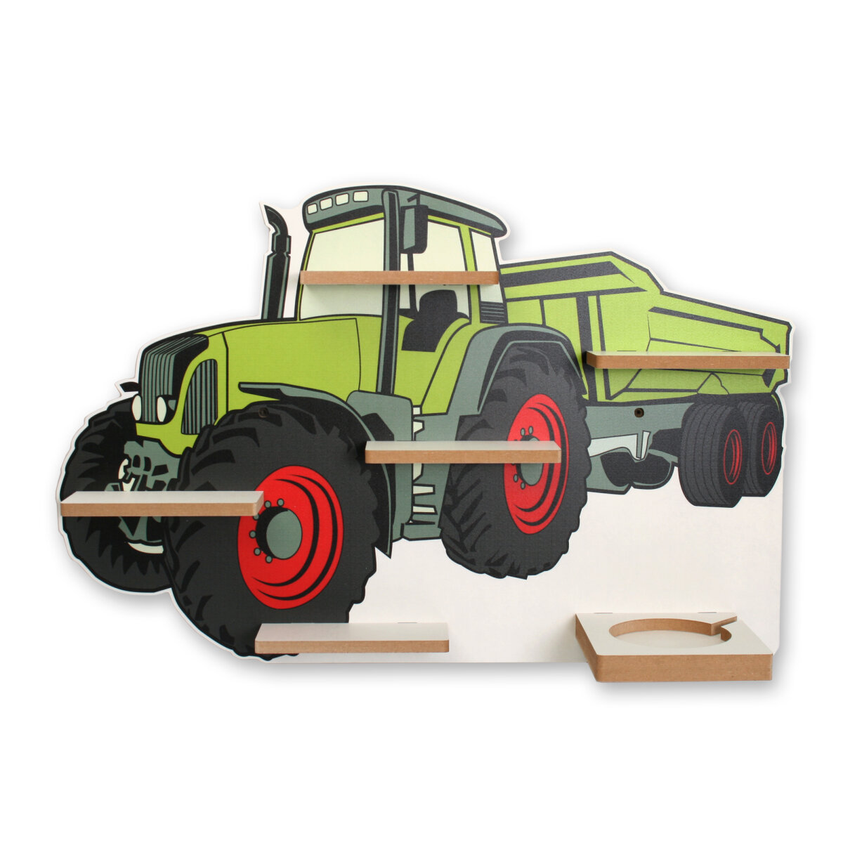 Traktor Musikbox-Regal aus MDF – passend für Toniebox® & Figuren