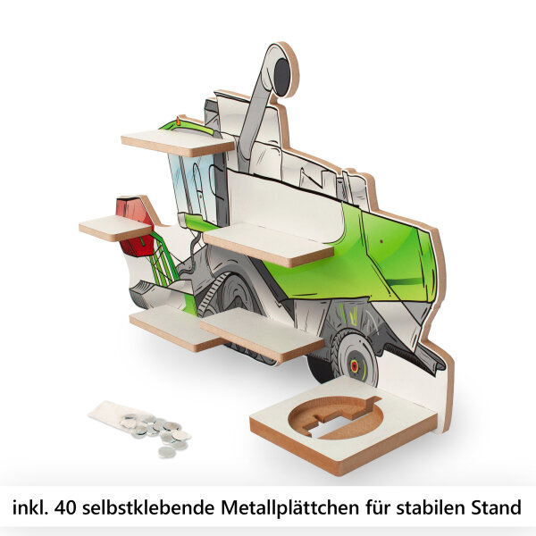 Mähdrescher Musikbox-Regal aus MDF – passend...