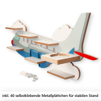 Flugzeug Musikbox-Regal aus MDF – passend für Toniebox® & Figuren